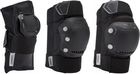Ochraniacze Na Rolki Pełny Zestaw 3X2 Fit Black