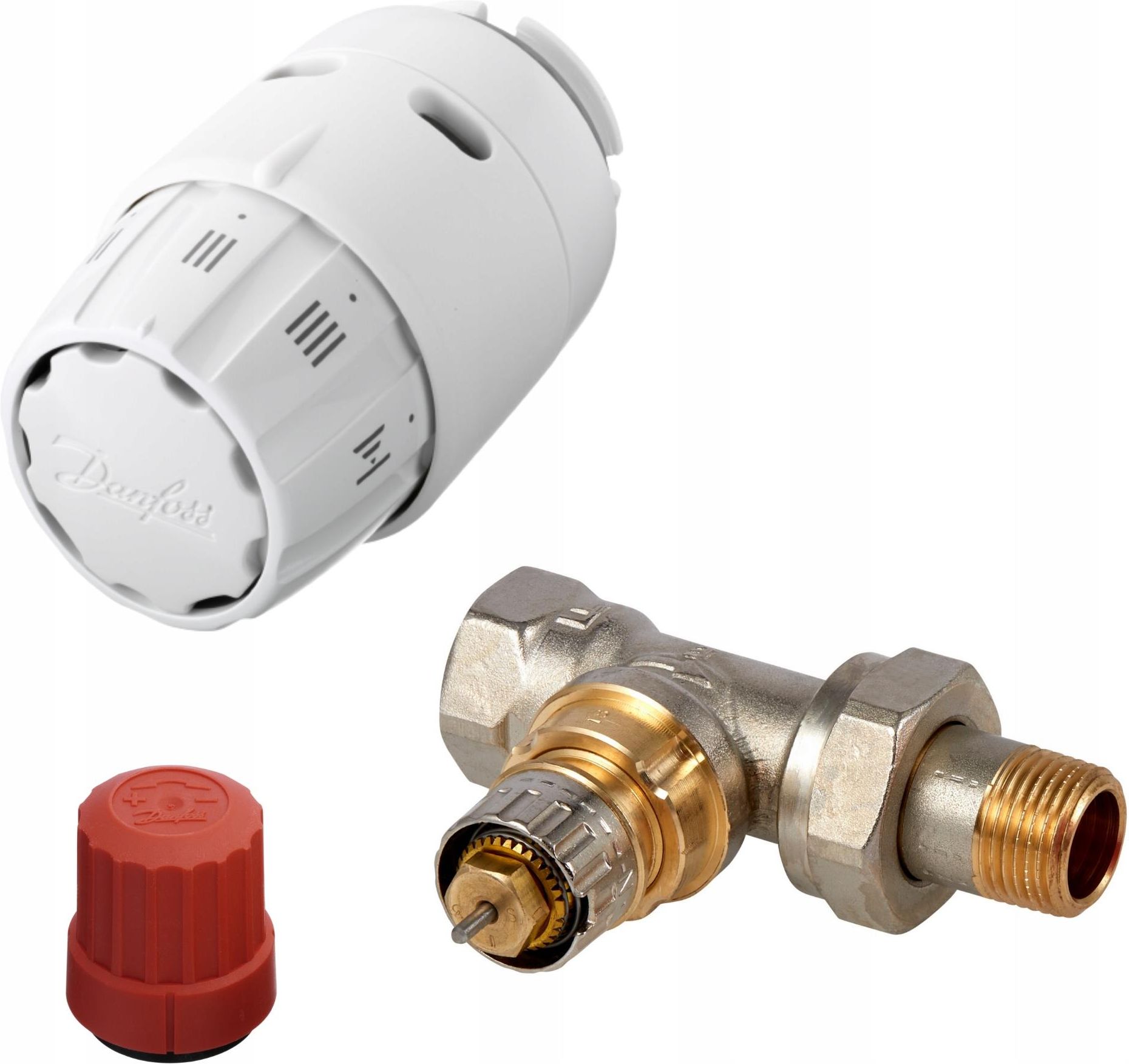 Głowica termostatyczna Danfoss Zestaw Termostatyczny Prosty Ra-n 3/8 ...
