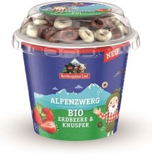 Zdjęcie Berchtesgadener Land Nabiał Jogurt Truskawkowy Z Chrupkami Czekoladowymi Bio 137g - Wałbrzych