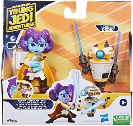 Hasbro Star Wars Przygody młodych Jedi 2-pak figurek Lys Solay i Training Droid F8008