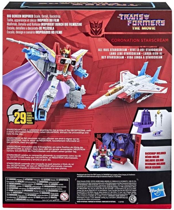 Hasbro Transformers LEGACY Leader Class Armada Starscream