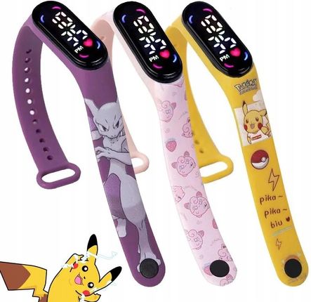 ZEGAREK SMARTWATCH zegarek dla dzieci led pokemon