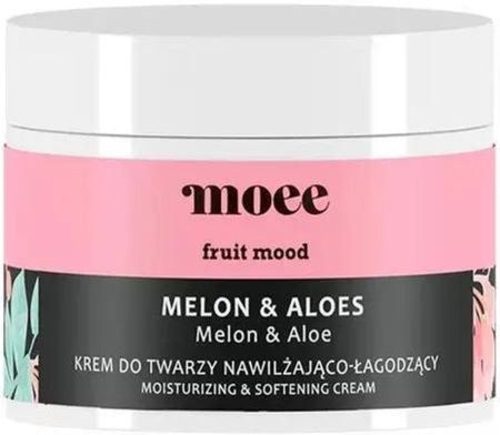 Krem Moee Fruit Mood Melon & Aloes Nawilżająco-Łagodzący na dzień i noc 50ml