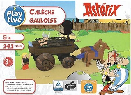 Playtive Asterix I Obelix Klocki Wóz Konie Duży Zestaw