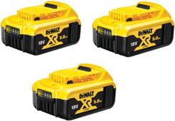 Zdjęcie DeWalt Zestaw 3 Akumulatorów 18V Li-Ion 5,0Ah DCB184P3XJ - Koszyce