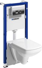 Zdjęcie Geberit Zestaw stelażowy Duofix Basic Delta 35 Selnova Square Compact 118.342.21.2 - Przedecz