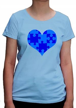 koszulka damska DZIEŃ AUTYZMU autyzm z nadrukiem M