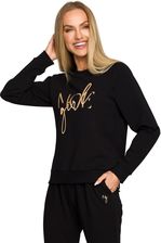 M693 Bluza z haftem - czarna (kolor czarny, rozmiar L) - zdjęcie 1