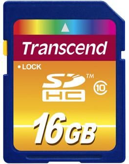 Transcend SDHC 16GB Class 10 (TS16GSDHC10)