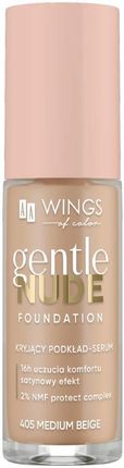 Aa Wings Of Color Gentle Nude Foundation Kryjący Podkład-Serum 405 Medium Beige 30 Ml