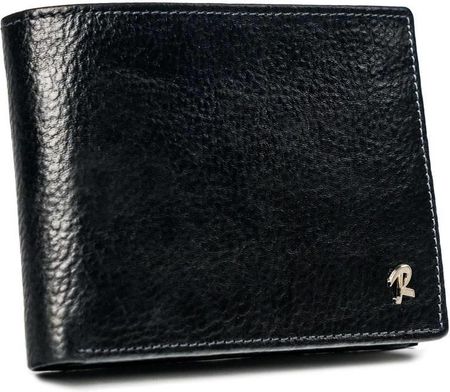 Skórzany portfel z dużą sekcją na karty i ochroną RFID — Rovicky