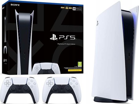 Sony PlayStation 5 Digital Edition + dodatkowy pad DualSense