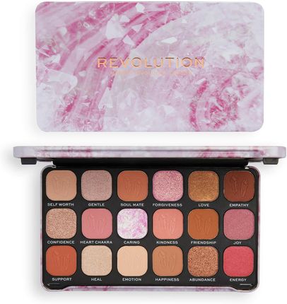 Makeup Revolution Crystal Aura Forever Flawless Paleta Cieni Do Powiek Odcień Rose Quartz 19,8 G