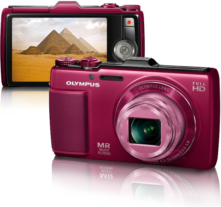 Aparat cyfrowy Olympus SH-25MR czerwony - Ceny i opinie na Ceneo.pl