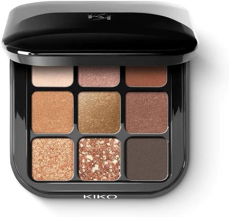 Kiko Milano Glamour Multi Finish Eyeshadow Palette Paleta 9 Cieni Do Powiek O Różnym Wykończeniu 02 Sunset Vibes
