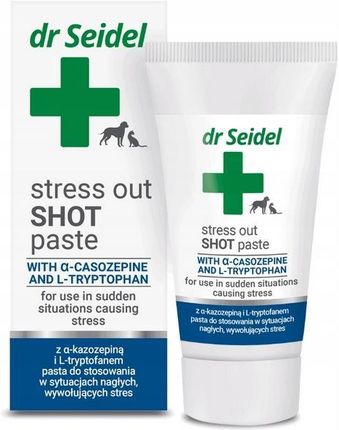 Dr Seidel Stress Out Shot Pasta w Nagłych Sytuacjach Wywołujących Stres Dla Psów i Kotów 30 g