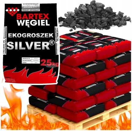 Bartex Węgiel Ekogroszek Silver Premium 1T 1000kg 26-28MJ
