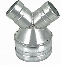 Zdjęcie Proma Trójnik Redukcyjny Y 1X100/2X80Mm Węże Rury Spiro Tr1002080 - Tarczyn