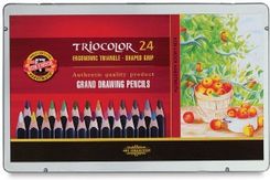 Zdjęcie KOH-I-NOOR KREDKI TRIOCOLOR LAKIER zESTAW 24 KOL METAL - Tomaszów Mazowiecki