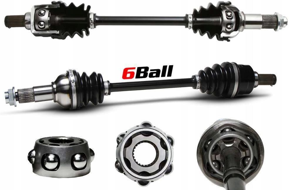 All Balls Racing AB6-HO-8-123 09-13 Honda Big Red MUV 700 6 Ball Axle Front Left main image 0