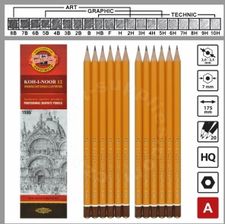 Zdjęcie KOH-I-NOOR OŁÓWEK TECHNICzNY 4H 12 SzT - Frampol
