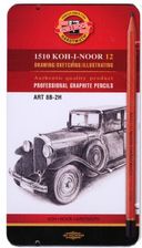 Zdjęcie KOH-I-NOOR OŁÓWKI TECHNICzNE ART NATUR zESTAW 8B-2H - Łask