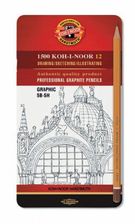 Zdjęcie KOH-I-NOOR OŁÓWKI TECHNICzNE GRAPHIC zESTAW 5B-5H - Tuszyn