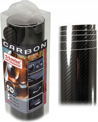 Avisa Folia 5D Carbon Czarna 50X100Cm