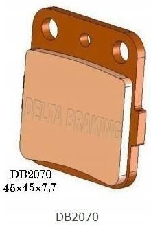 Delta Klocki Hamulcowe Przód Yamaha Yfm 600 660 Grizzly Db2070Mx-D