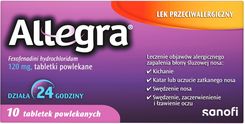 Allegra 120 mg 10 tabletek