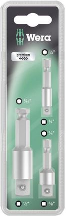 Wera Zestaw 3 adapterów do kluczy nasadowych 870/4/7 Set A SB (05073200001)