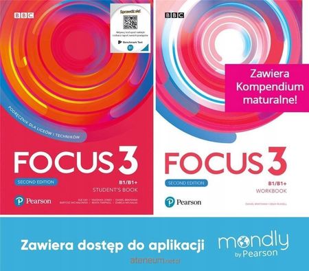 Focus Second Edition 3. Komplet Podręcznik + Zeszyt ćwiczeń + dostęp Mondly [KSIĄŻKA]