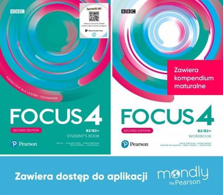 Focus Second Edition 4. Komplet Podręcznik + Zeszyt ćwiczeń + dostęp Mondly [KSIĄŻKA]