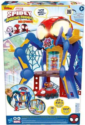 Hasbro Spider-Man Spidey i Super-Kumple Web-Spinners Siedziba Główna bohaterów F6723
