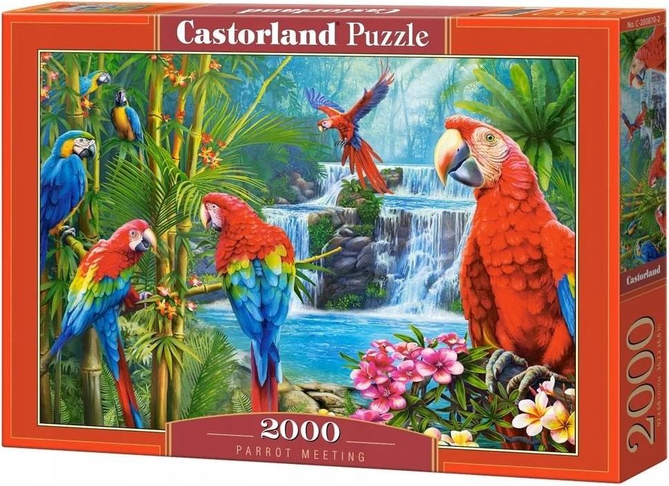 Castorland Puzzle 2000El. Parrot Meeting Castor Ceny i opinie Ceneo.pl