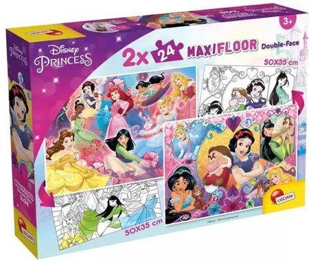 Lisciani Puzzle Dwustronne Maxi 2W1 Princess