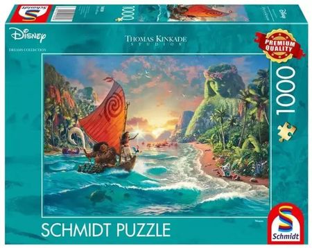 G3 Puzzle 1000El. Thomas Kinkade Vaiana Skarb Oceanu