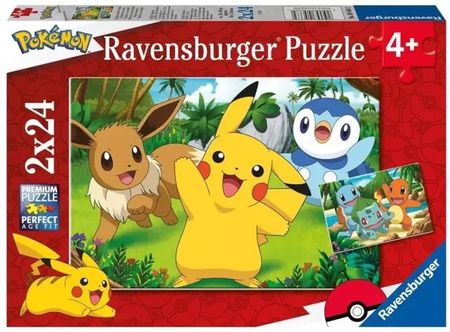 Ravensburger Puzzle Dla Dzieci 2W1 Pokemon