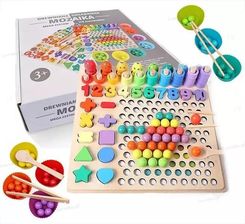 Zdjęcie Learnhow Drewniana Układanka Mozaika Mega Zestaw - Stepnica