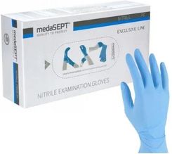 Zdjęcie MEDASEPT Rękawice Nitrylowe Jednorazowe niebieskie roz. XS - Orzysz