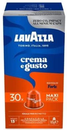 Lavazza Crema E Gusto Forte 30 Aluminiowych Kapsułek Do Nespresso