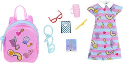 Zdjęcie Barbie Premium Zestaw modowy ze Strojem Szkolnym I Akcesoriami Tematycznymi HJT44 - Mikołów