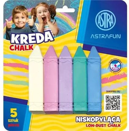 Astra Papiernicze Kreda Jumbo Kwadratowa Fun 5Szt.