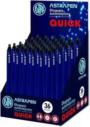 Astra Papiernicze Długopis Automat. Quick 0,7Mm 36Szt