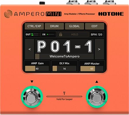 Hotone Ampero Mini MT OR Orange - Procesor sygnałowy