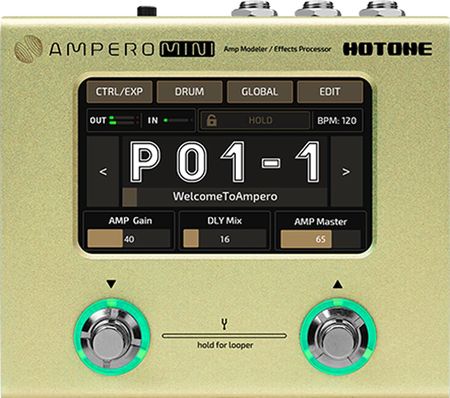 Hotone Ampero Mini MT Mustard - Procesor sygnałowy