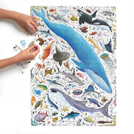 Bright Junior Media Puzzlove Czuczu Ryby I Zwierzęta Wodne 500 Puzzle Rodzinne - zdjęcie 2