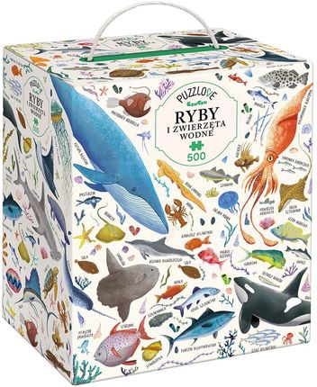 Bright Junior Media Puzzlove Czuczu Ryby I Zwierzęta Wodne 500 Puzzle Rodzinne - zdjęcie 4