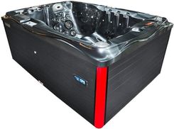 Jacuzzi Hydro San Ogrodowe 749 230V Czarma Fala Atracyt Spa7493286 200X135cm