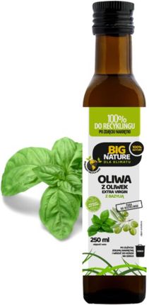 Mix Brands Big Nature Oliwa   Z Oliwek Extra Virgin Z Bazylią 250ml